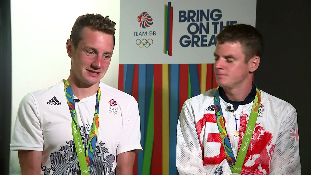 Alistair and Jonny Brownlee on their 'sibling r...