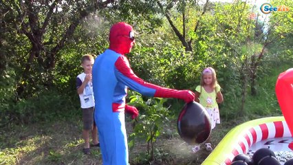 ЧЕЛЛЕНДЖ ШАРИКИ С СЮРПРИЗАМИ Лопаем Над Головой BALLOON CHALLENGE Видео для Детей