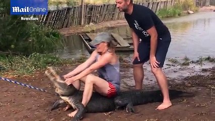 Man has thumb ripped off while handling alligator at park