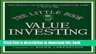 [Download] The Little Book of Value Investing Kindle Free