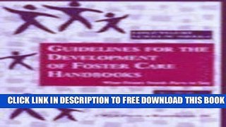 New Book Guidelines for the Development of Foster Care Handbooks