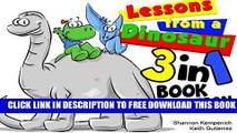 New Book Lessons From A Dinosaur - 3in1 set, Listening, Sharing, Teamwork