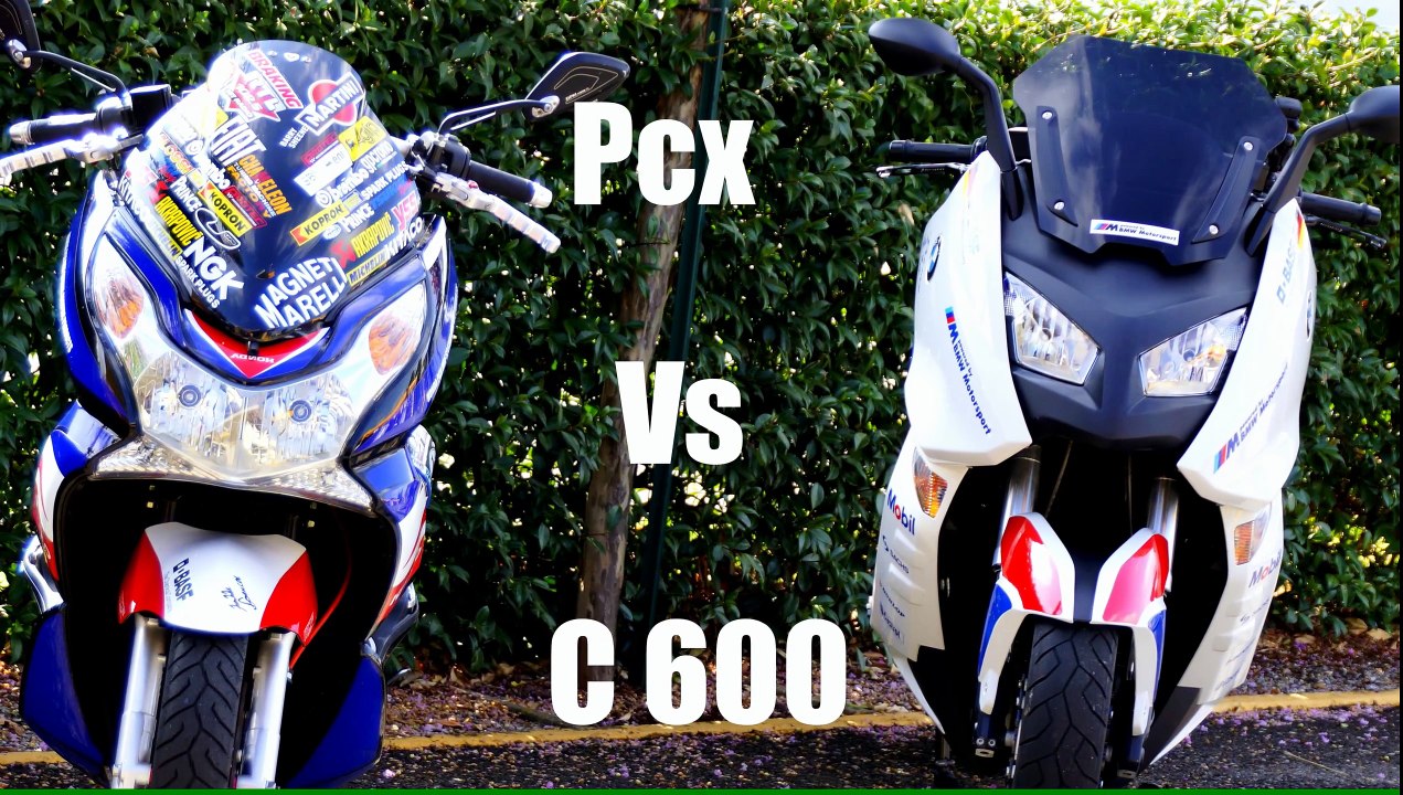 Honda Pcx 150 Vs Bmw C600 (BEST 4K)