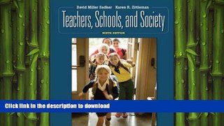 FAVORIT BOOK Teachers, Schools, and Society READ EBOOK