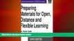 READ book  Preparing Materials for Open, Distance and Flexible Learning: An Action Guide for