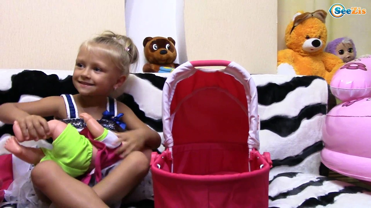 Baby Born Doll Коляска Маша и Медведь для куклы Беби Бон Видео для девочек Masha and the Bear