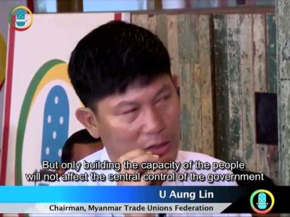 DVB Debate clip: "All workers in Burma are victims of slavery" (English)