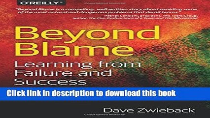 Collection Book Beyond Blame: Learning From Failure and Success