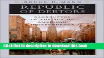 Collection Book Republic of Debtors: Bankruptcy in the Age of American Independence