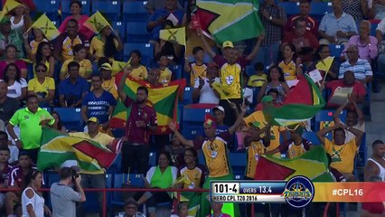 CPL 2016 Match 25 Highlights   Barbados Tridents vs Guyana Amazon Warriors