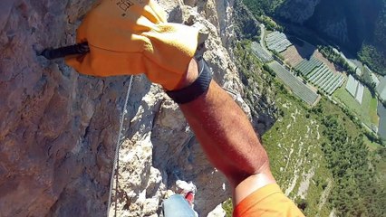 via ferrata de la grande fistoire 15 aout 2016