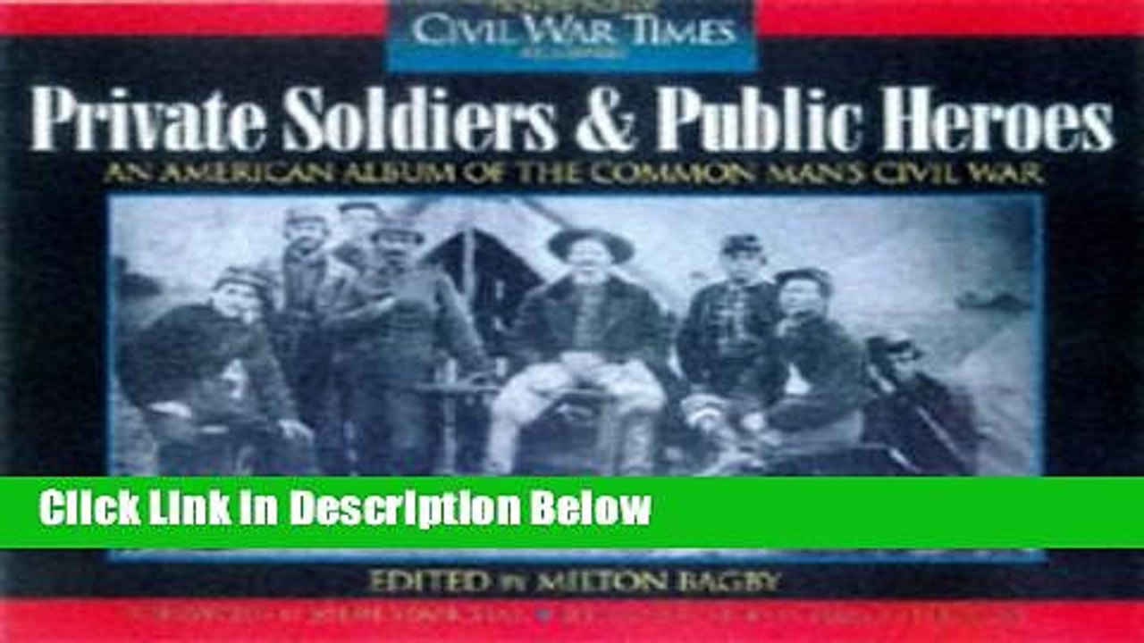 Ebook Private Soldiers and Public Heroes: An American Album of the Common Man s Civil War from the