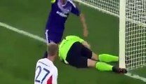 Lukasz Teodorczyk strzela gola Slavia Prague vs Anderlecht 0 3 18 8 2016