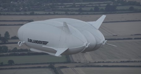 Décollage d'Airlander 10, le plus grand aéronef du monde
