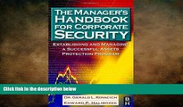 READ book  The Manager s Handbook for Corporate Security: Establishing and Managing a Successful