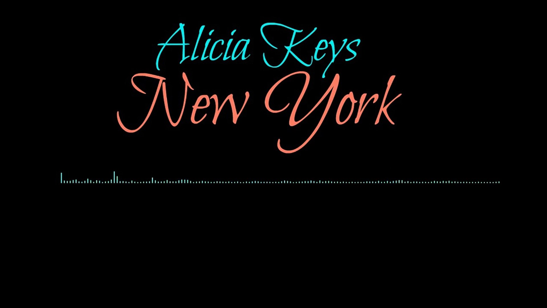 Alicia Keys New York Paroles - Alicia Keys Songs No One