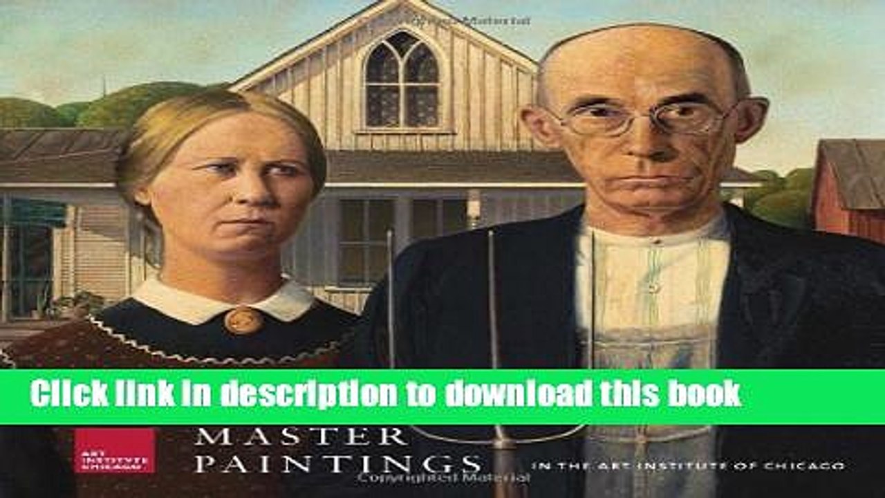 [PDF] Master Paintings in the Art Institute of Chicago Full Online