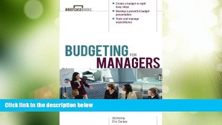 Big Deals  Budgeting for Managers  Best Seller Books Most Wanted