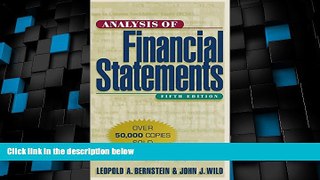 Big Deals  Analysis of Financial Statements  Free Full Read Best Seller