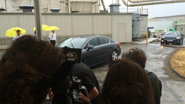 Emmanuel Macron chez Gautier à Boupère