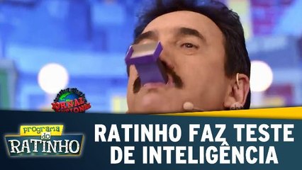 Ratinho faz teste de inteligência