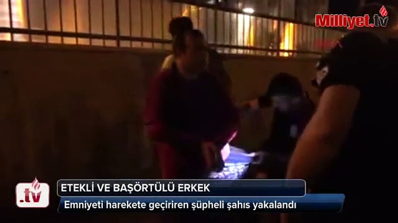 Antalya'da Başörtülü Ve Etekli Adam