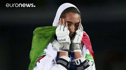 Иранская спортсменка - впервые на пьедестале Игр