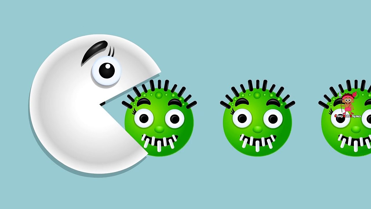 Learning Colors Monsters Vs Pacman, Kids Children Toddlers Baby Preschool Videos