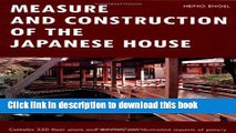 [PDF] Measure and Construction of the Japanese House (Contains 250 Floor Plans and Sketches