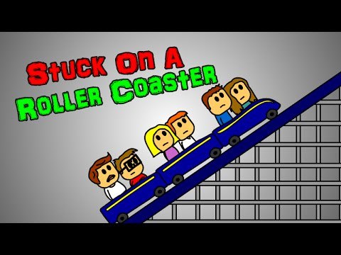Guy Makes Hilarious Animation to Describe Getting Stuck on a Roller Coaster