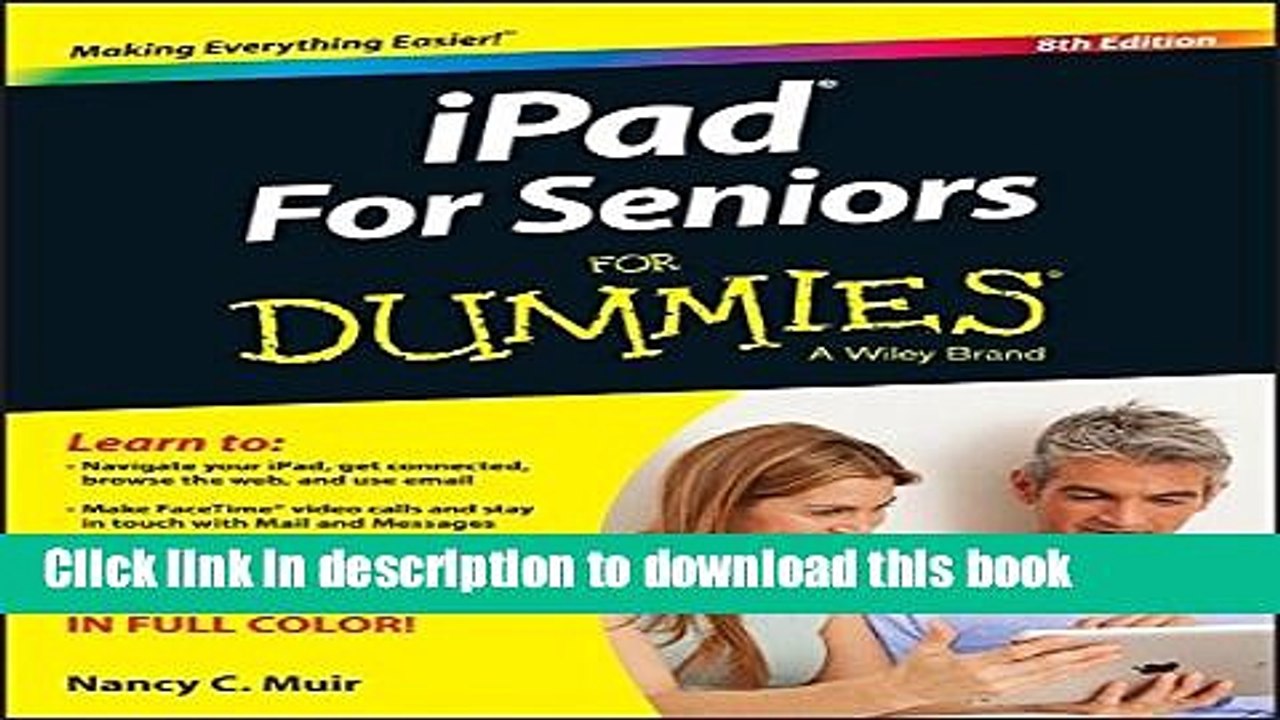 [Popular Books] iPad For Seniors For Dummies Free Online