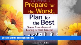 Full [PDF] Downlaod  Prepare for the Worst, Plan for the Best: Disaster Preparedness and Recovery