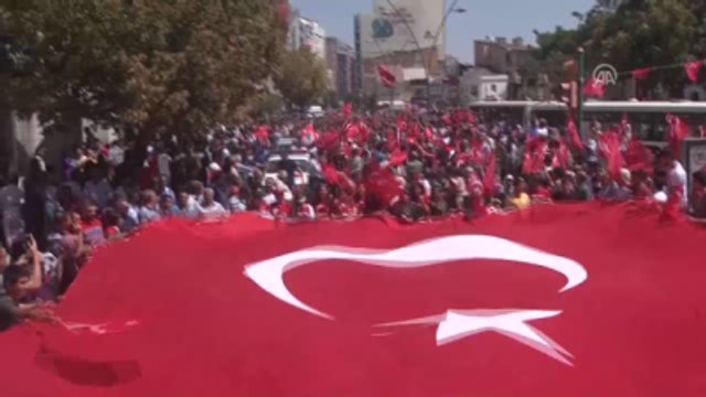 Teröre Lanet Yürüyüşü ve Mitingi