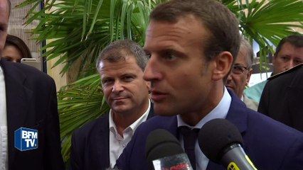 Macron en visite en Vendée: "Si vous voulez y voir un symbole, il y en a peut-être un"