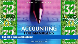 Big Deals  Accounting for Managers: Interpreting Accounting Information for Decision-Making  Best