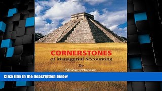 Big Deals  Cornerstones of Managerial Accounting (Available Titles CengageNOW)  Best Seller Books