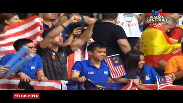 Final Olimpik Rio 2016: MAS vs CHN