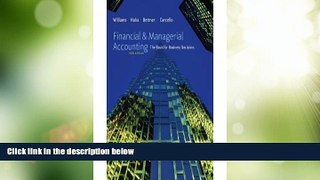 Big Deals  Financial   Managerial Accounting 16th (Sixteenth) Edition byCarcello  Best Seller