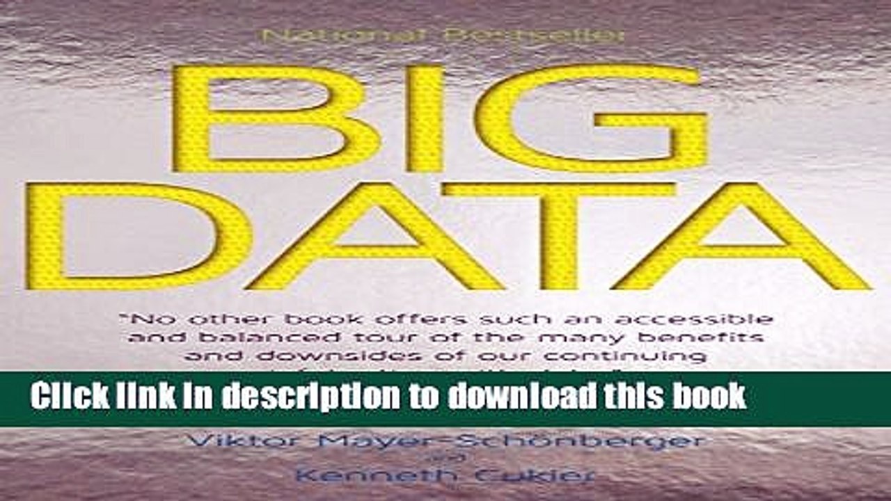 [PDF] Big Data: A Revolution That Will Transform How We Live, Work, and Think Full Online