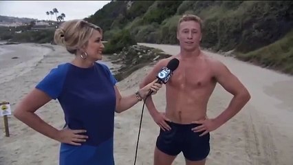 Journalist falls for the young interviewed