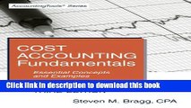 [PDF] Cost Accounting Fundamentals: Essential Concepts and Examples (3rd Edition) Full Colection
