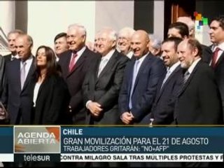 Chile: este domingo realizan marcha nacional contra las AFP