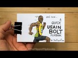 Man Creates Unique Usain Bolt Flipbook Specially for the Olympic Legend