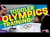 Dad Hilariously Trains His Young Daughter for the Next Olympics