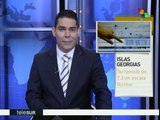 Sismo de 7.3 grados Richter sacude a las Islas Georgias del Sur