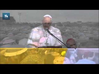 Download Video: Confira a integra do discurso do papa na comunidade de Varginha, no Rio