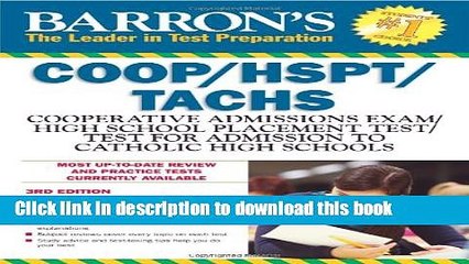 [PDF] Barron s COOP/HSPT/TACHS, 3rd Edition Full Colection
