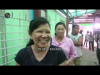 Excited voters turn out in droves