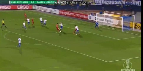 Robert Lewandowski Goal - Cars Zeis Jena 0-1 Bayern Munich