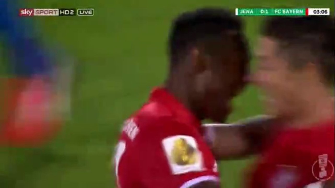 0-1 Robert Lewandowski Goal HD - Carl Zeiss Jena 0-1 Bayern München 19.08.2016 HD